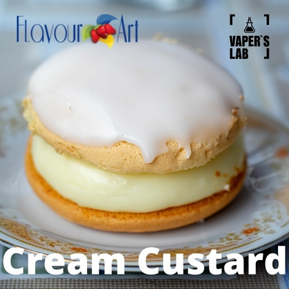 Фото, Ароматизатор для вейпа FlavourArt Cream Custard Заварной крем
