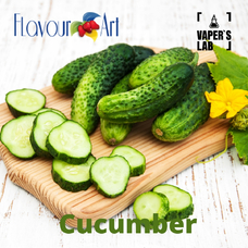Ароматизаторы для солевого никотина   FlavourArt Cucumber Огурец