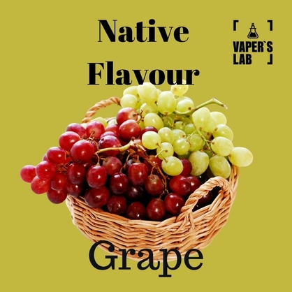 Фото, Видео на заправка для вейпа Native Flavour Grape 100 ml