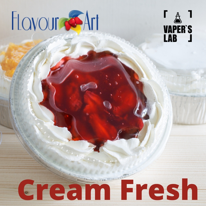 Фото, Видео, Ароматизатор для вейпа FlavourArt Cream Fresh Сливки