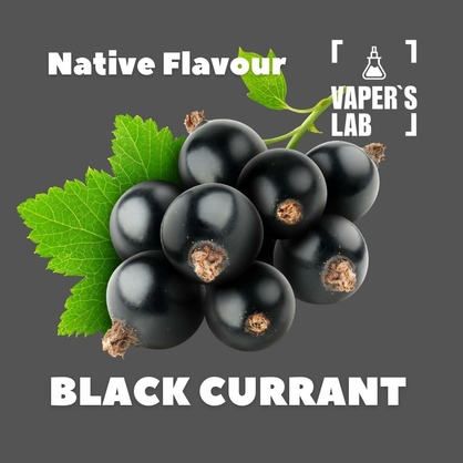 Фото, Арома для рідини вейпів Native Flavour Black Currant 30мл