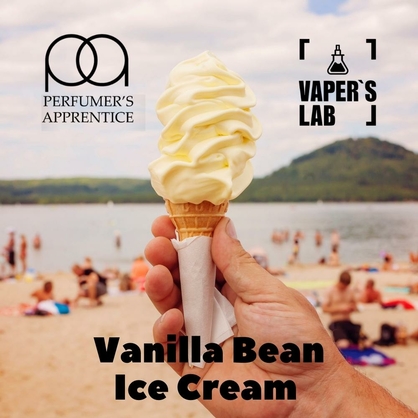 Фото, Арома для вейпа TPA Vanilla Bean Ice Cream Ванильное мороженое