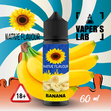 Жидкость для электронных сигарет Native Flavour Banana 60 ml