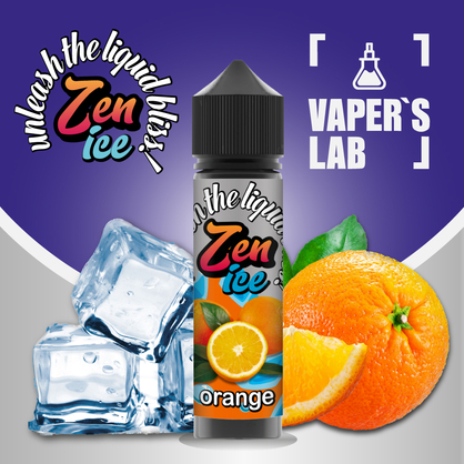 Фото жижки для вейпа zen ice orange