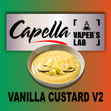 Ароматизаторы для вейпа Capella Vanilla Custard V2 Ванильный крем
