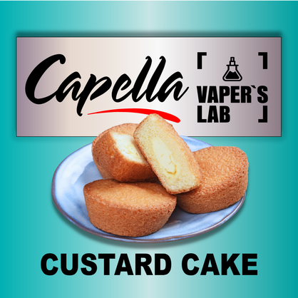 Фото на аромку Capella Custard Cake Заварной торт