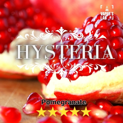 Фото, жижи для вейпа Hysteria Pomegranate 30 ml