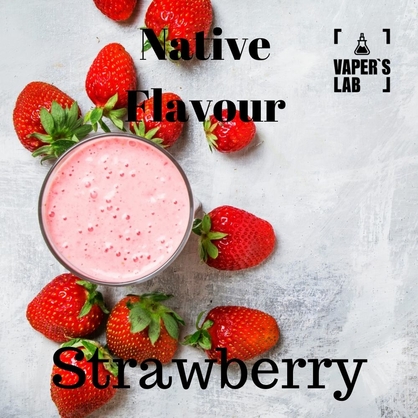 Фото, Рідина для вейпа Native Flavour Strawberry 100 ml