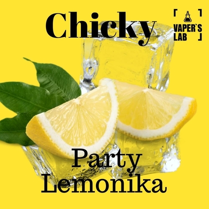 Фото жидкость для пода с никотином Chicky Salt Party lemonika 15 ml