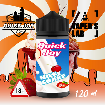 Фото Заправка для электронной сигареты Quick Joy Milk shake 120 ml