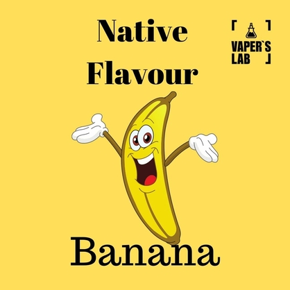 Фото, жижа без нікотину Native Flavour Banana 100 ml