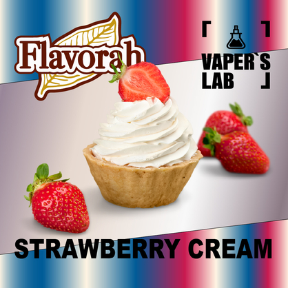 Фото на Арому Flavorah Strawberry Cream Полуничний крем