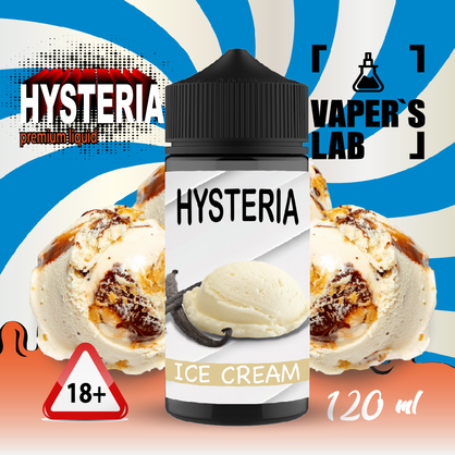 Фото жидкость для вейпа купить hysteria ice cream 100 ml