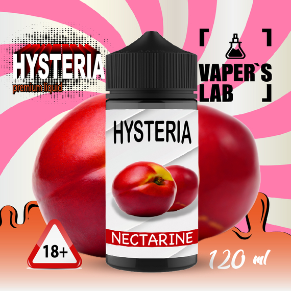 Відгуки  жижа для вейпа без нікотину дешево hysteria nectarine 100 ml