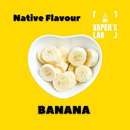 Фото, Відео Арома для самозамісу Native Flavour Banana 30мл