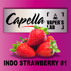 Ароматизатори для вейпа Capella Indo Strawberry #1 Індо Полуниця #1