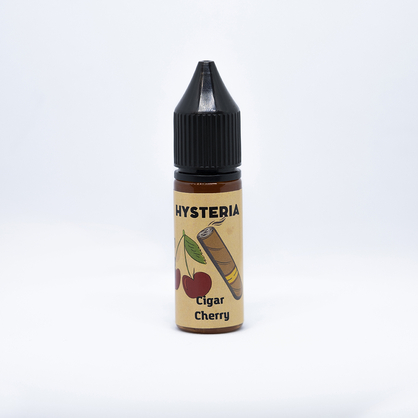 Фото, Видео жижки для подов Hysteria Salt Cigar Cherry 15 ml