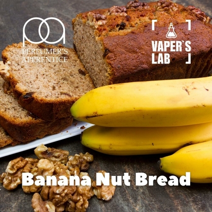 Фото, Арома для вейпа TPA Banana Nut Bread Бананово-ореховый хлеб