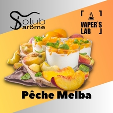 Лучшие вкусы для самозамеса Solub Arome Pêche Melba Персиковый десерт