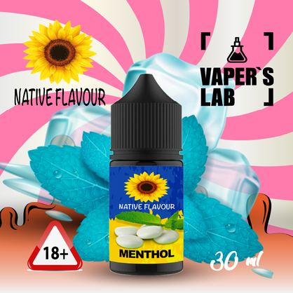 Фото жидкость для под систем native flavour menthol 30 ml