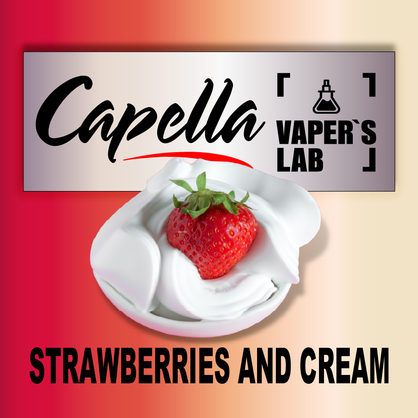 Фото на Арому Capella Strawberries and Cream Полуниця і крем