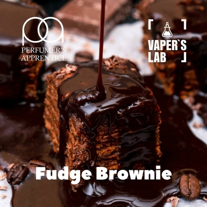 Фото, Ароматизатор TPA Fudge Brownie Шоколадный пирог с карамелью