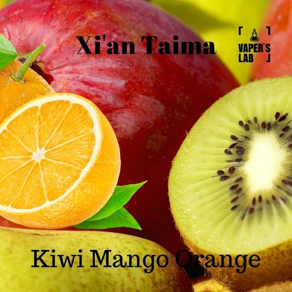 Фото, Аромка Xi'an Taima Kiwi Mango Orange Киви манго апельсин