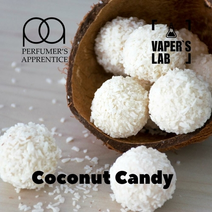 Фото, Ароматизатор для вейпа TPA Coconut Candy Кокосовые конфеты