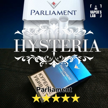 Фото, Видео на Заправки до вейпа Hysteria Parlament 30 ml
