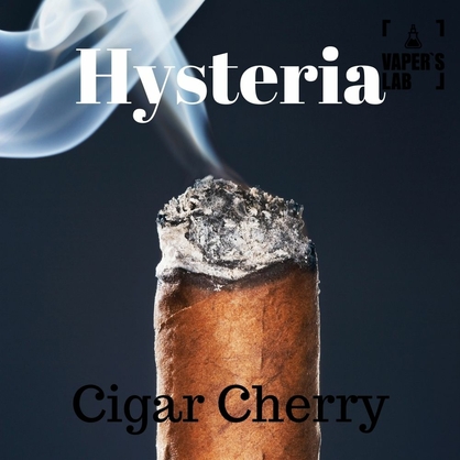 Фото рідина для електронних сигарет без нікотину hysteria cigar cherry