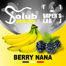 Основы и аромки Solub Arome Berry nana Банан и ежевика