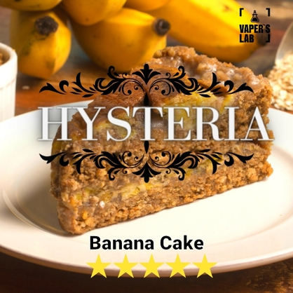 Фото жижка hysteria banana cake 30 ml