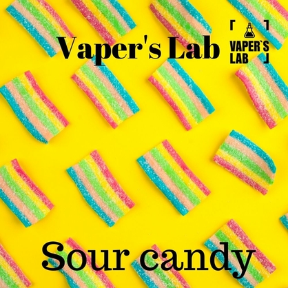 Фото, Заправка для вейпа без нікотину Vapers Lab Sour candy 30 ml