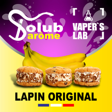 Ароматизаторы для вейпа Solub Arome Lapin original Печенье сливки банан