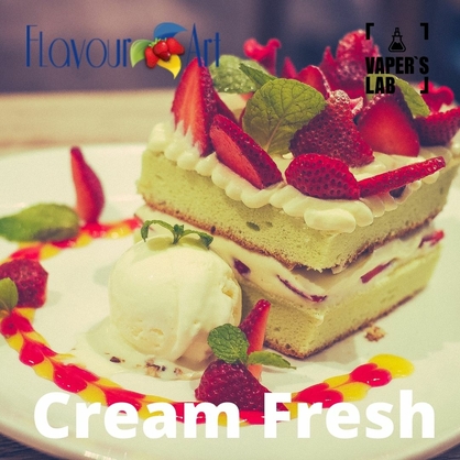 Фото, Ароматизатор для вейпа FlavourArt Cream Fresh Вершки