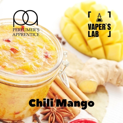 Фото, Ароматизатор для вейпа TPA Chili mango Манго со специями