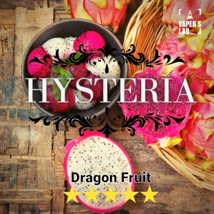 Фото, Видео на Жижа для вейпа Hysteria Dragon fruit 30 ml
