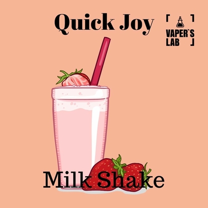 Фото, Видео на жидкость для вейпа Quick Joy Milk Shake 100 ml