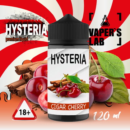 Фото заправка для вейпа дешево hysteria cigar cherry 100 ml