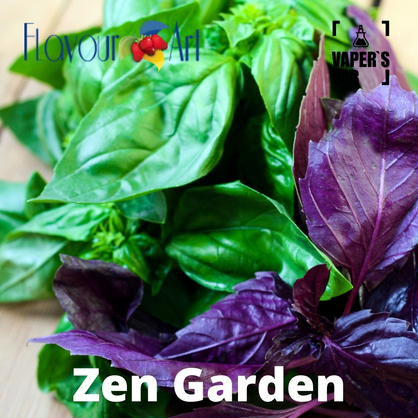Фото, Видео, Ароматизатор для вейпа FlavourArt Zen Garden Базилик