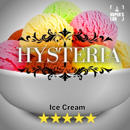 Фото, Видео на жижа Hysteria Ice Cream 30 ml