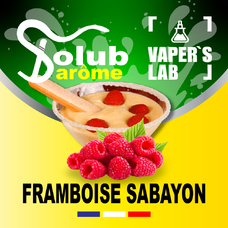Ароматизатори для вейпа Solub Arome Framboise sabayon Малина з десертом