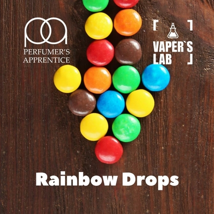 Фото, Ароматизатор для вейпа TPA Rainbow Drops Кисло-сладкое драже