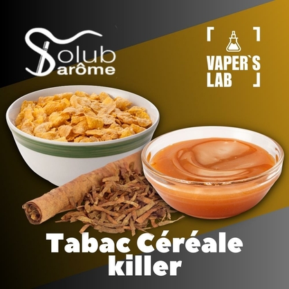 Фото Solub Arome Tabac Céréale killer Тютюн з пластівцями та карамеллю