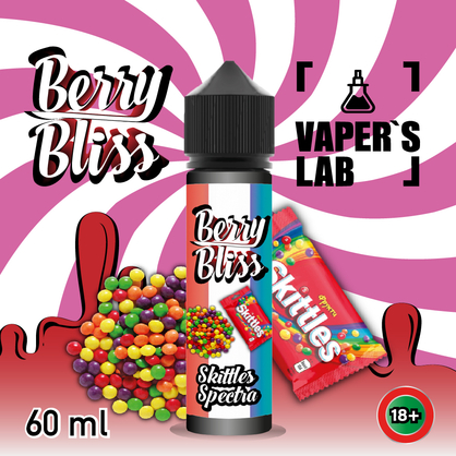 Фото рідини для вейпа berry bliss skittles spectra 60 мл (цукерки скітлс)