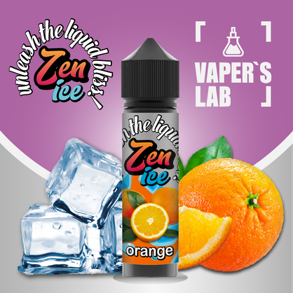 Фото жижки для вейпа zen ice orange