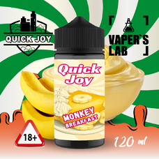 Рідина для вейпа Quick Joy 120 мл Monkey breakfast