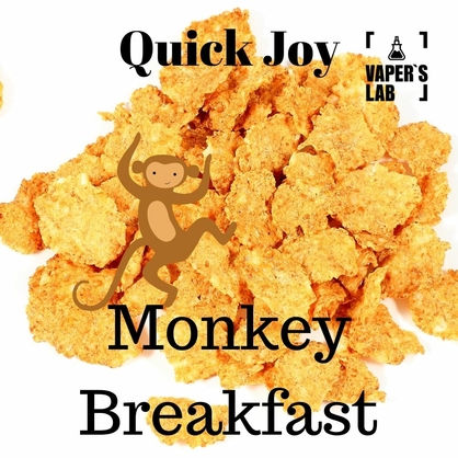 Фото, Жижа Quick Joy Monkey Breakfast 100 ml