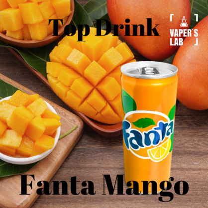Фото, Відеоогляди Жижки для подів Top Drink SALT Fanta Mango 15 ml