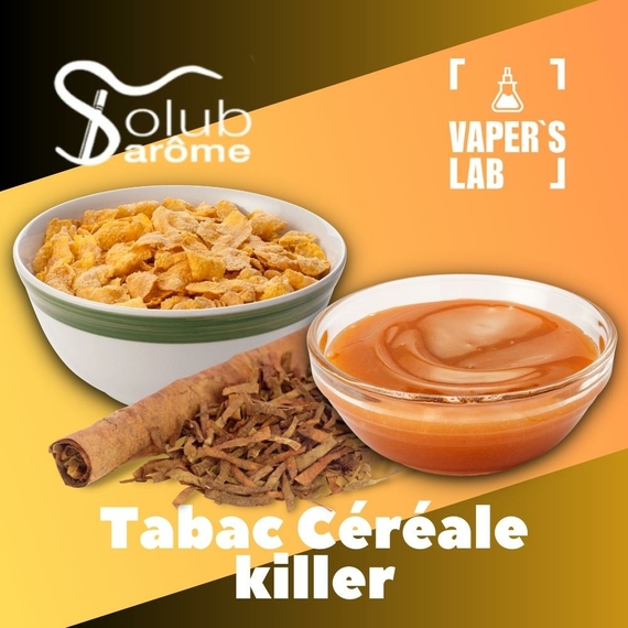 Отзыв Solub Arome Tabac Céréale killer Табак с хлопьями и карамелью